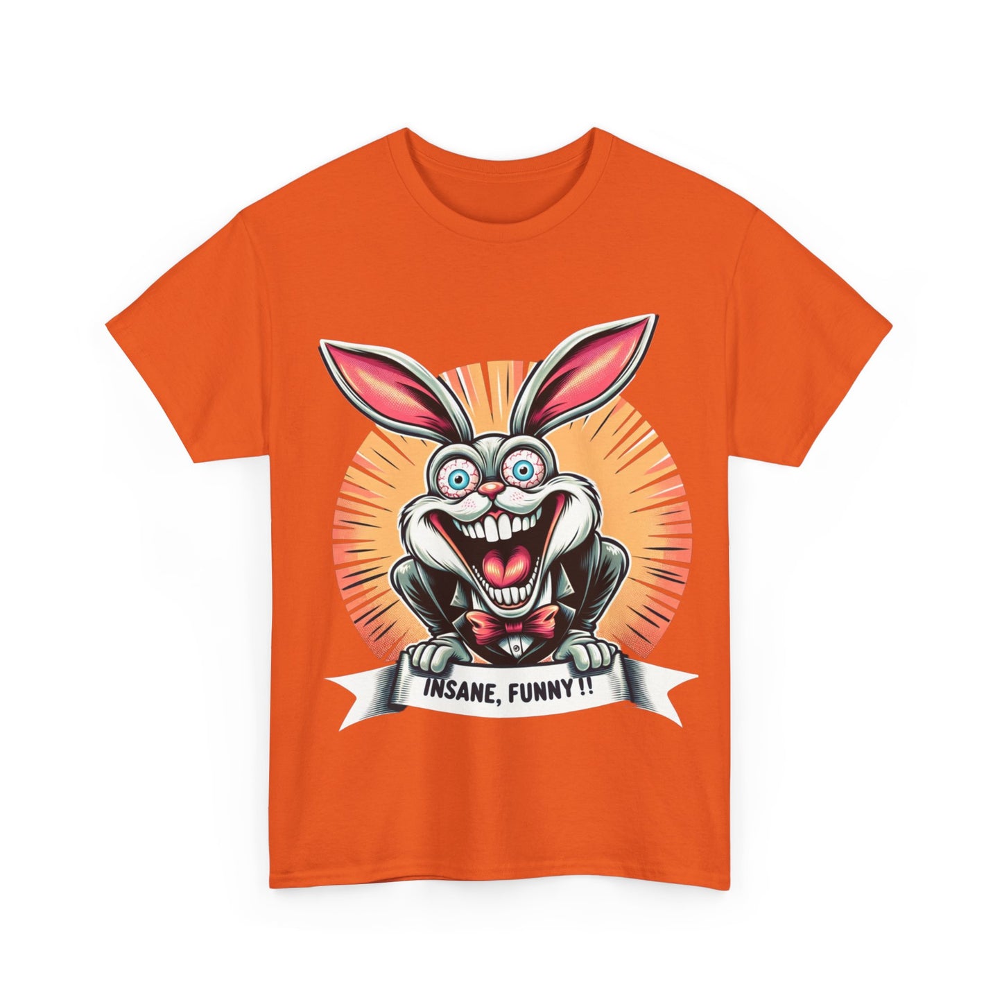 "Insane Funny" Hilarious Bunny Tee – Unleash Creativity & Humor in Your Style!