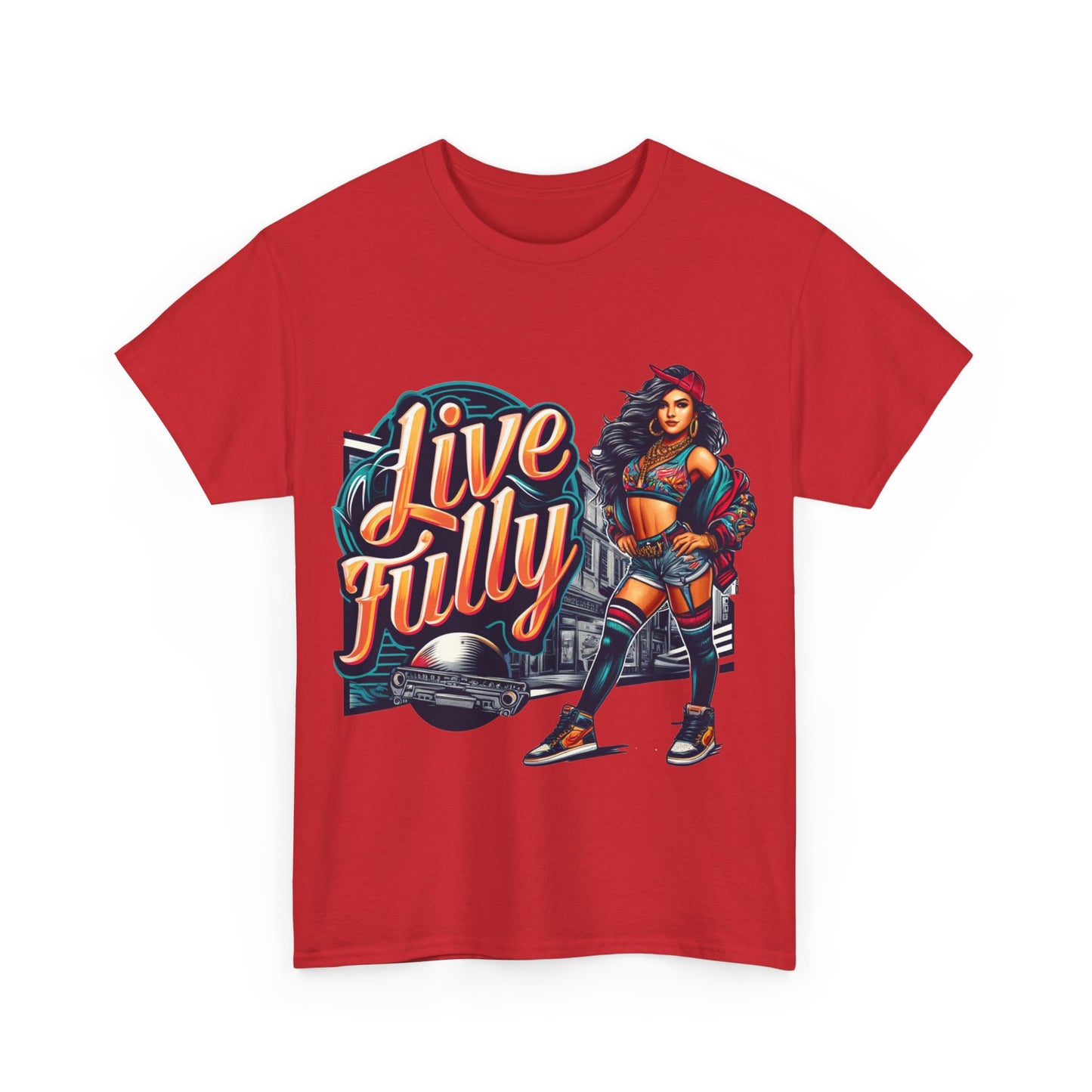 Y.M.L.Y. "Live Fully" T-Shirt Motivational Wear Urban Wear Street Wear Street Art Classic Tee Unisex
