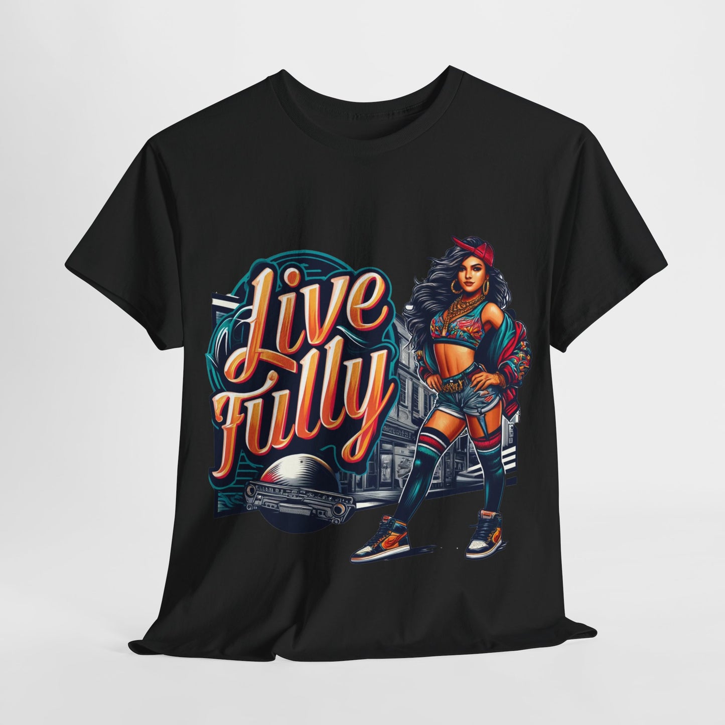 Y.M.L.Y. "Live Fully" T-Shirt Motivational Wear Urban Wear Street Wear Street Art Classic Tee Unisex
