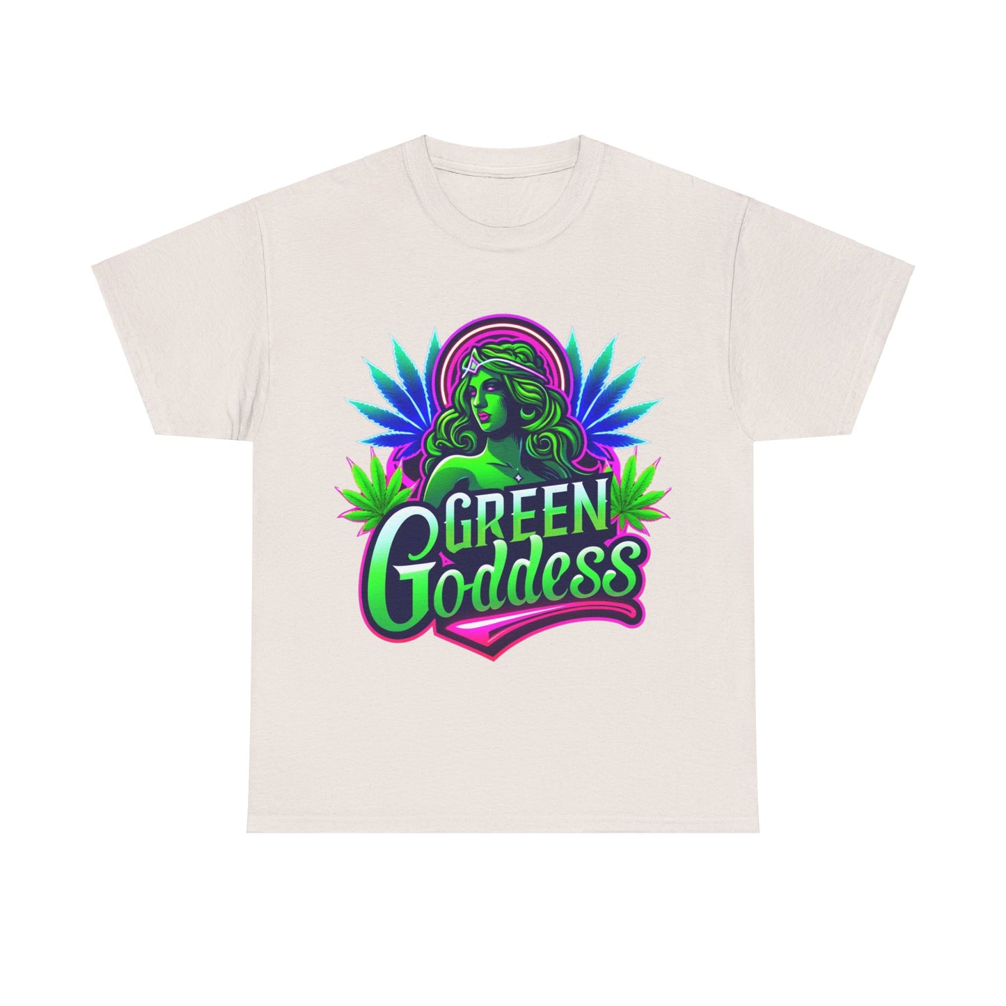 Y.M.L.Y. "Green Goddess" T-Shirt Cannabis Culture T-Shirt Marijuana T-Shirt Unisex Heavy Cotton Tee