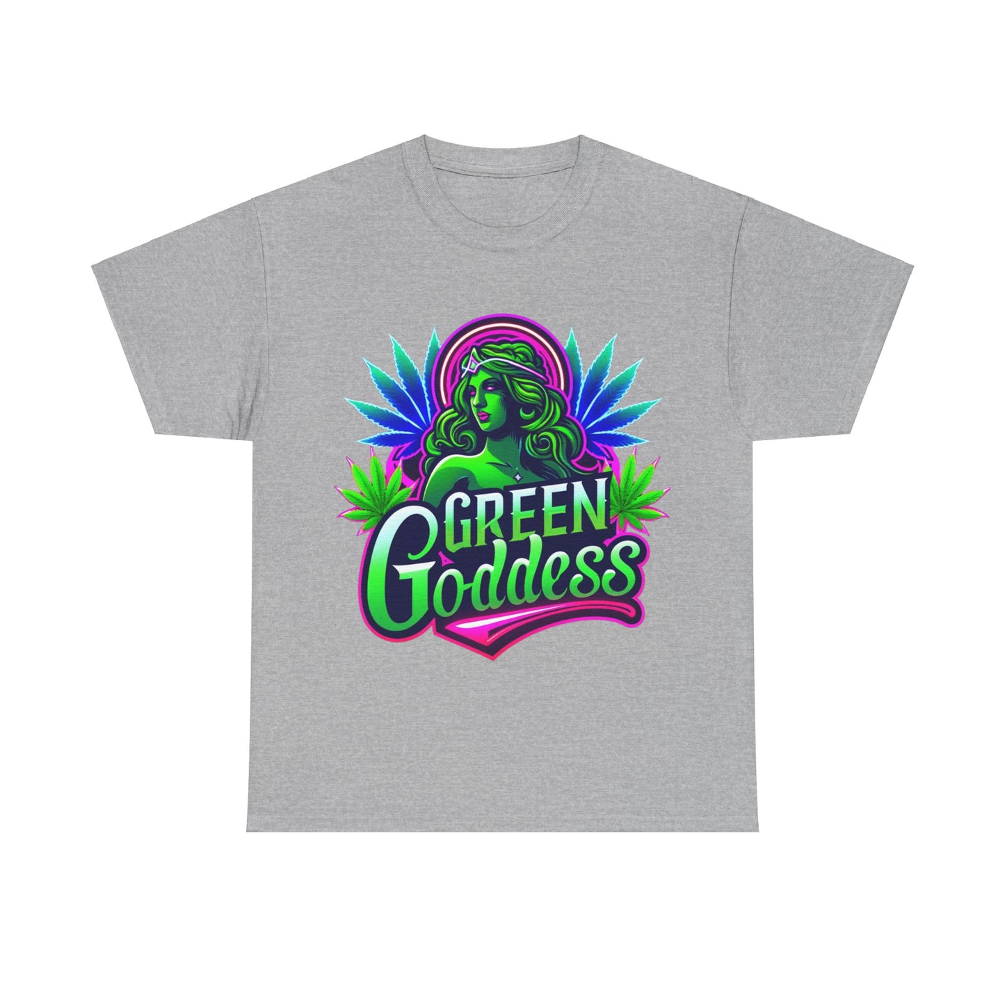 Y.M.L.Y. "Green Goddess" T-Shirt Cannabis Culture T-Shirt Marijuana T-Shirt Unisex Heavy Cotton Tee