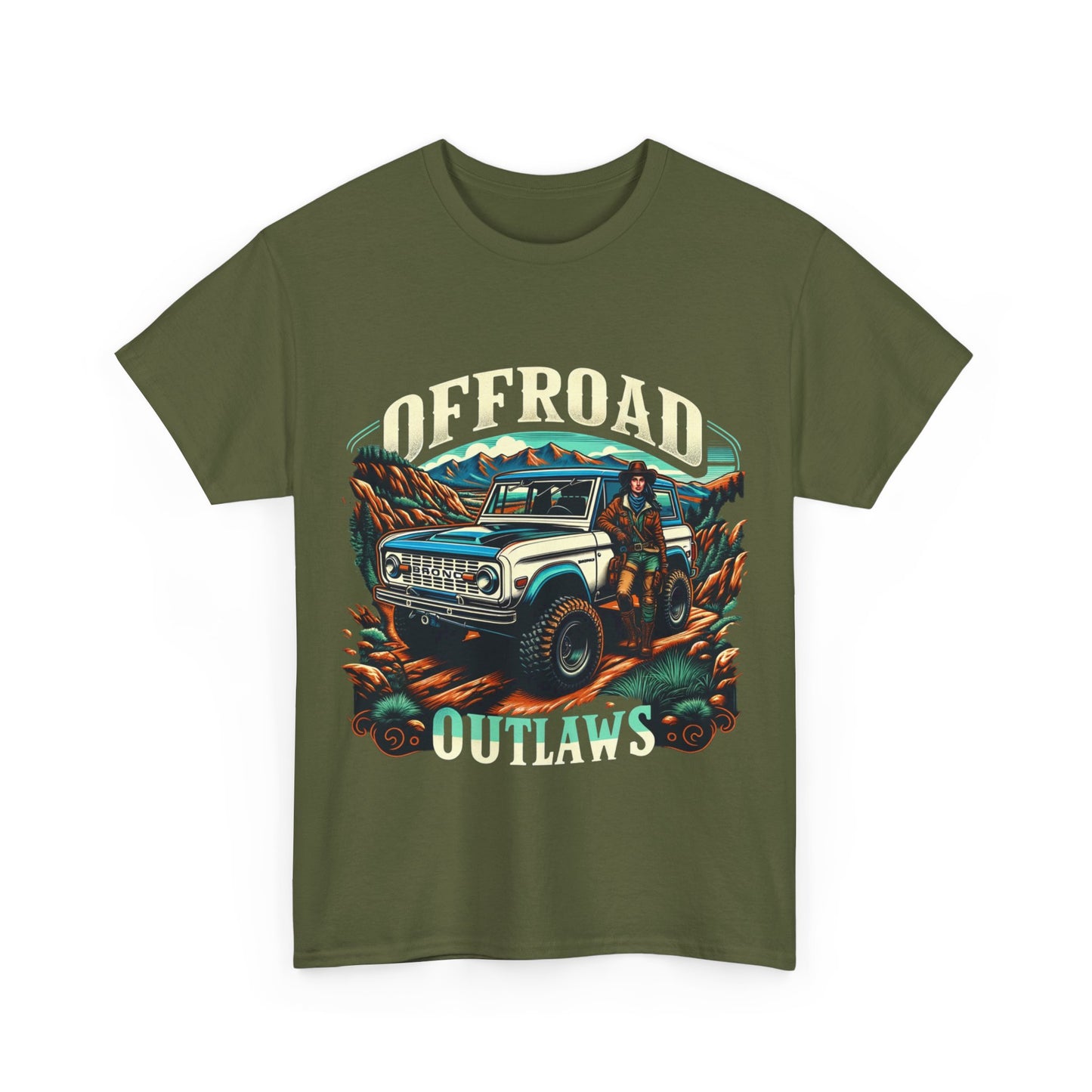 "Off-Road Outlaws" Ford Bronco Tee
