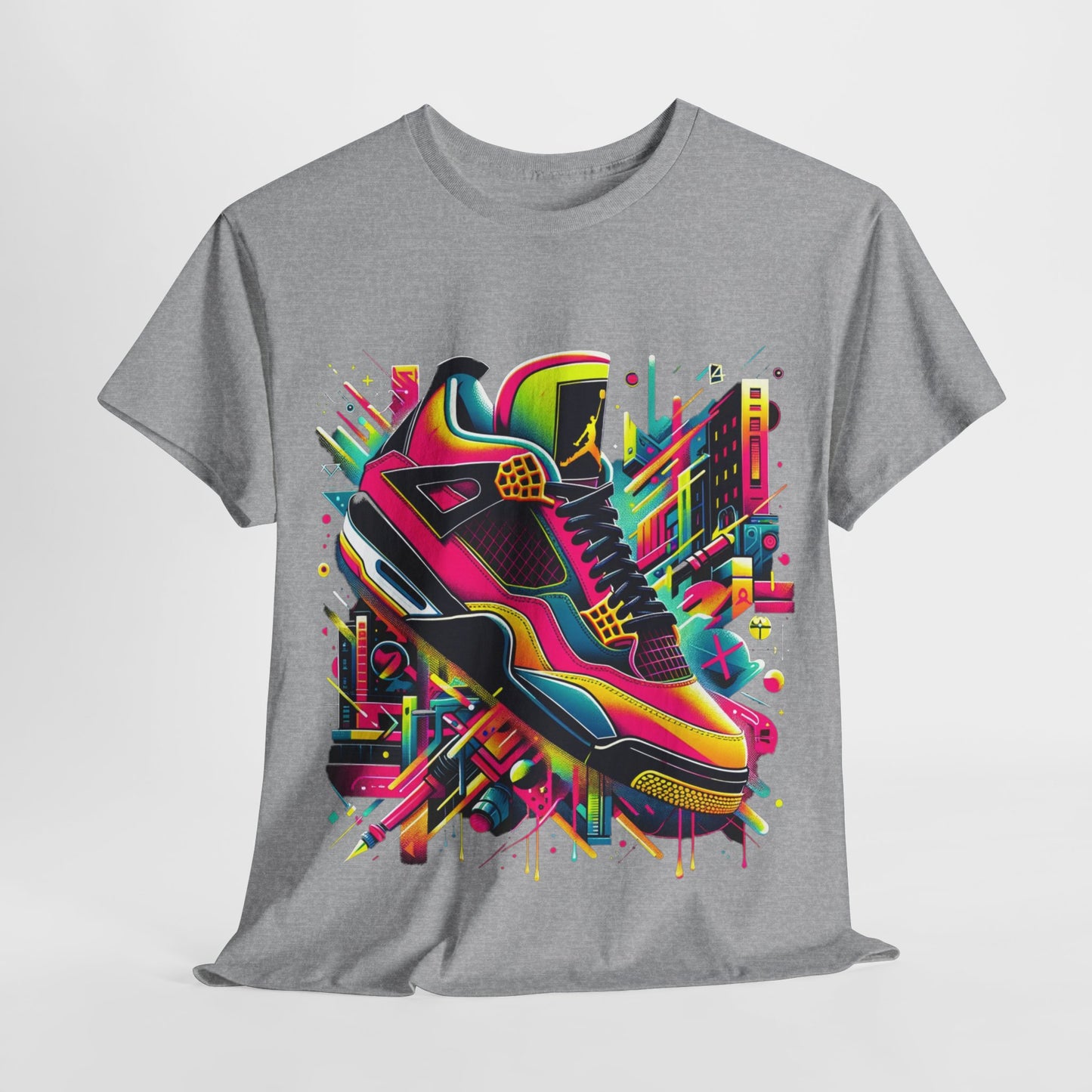 Y.M.L.Y. "Sneaker Culture" T-Shirt crafted with inspiration from the iconic Jordan 4 Retro Toro Bravo sneakers.
