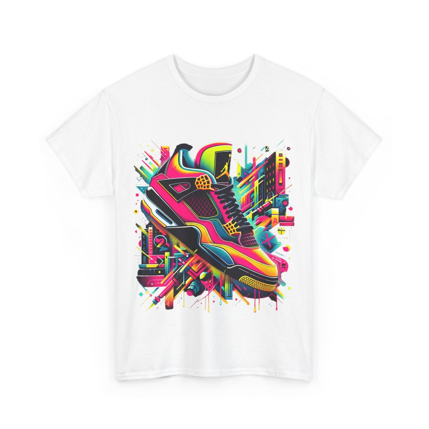 Y.M.L.Y. "Sneaker Culture" T-Shirt crafted with inspiration from the iconic Jordan 4 Retro Toro Bravo sneakers.
