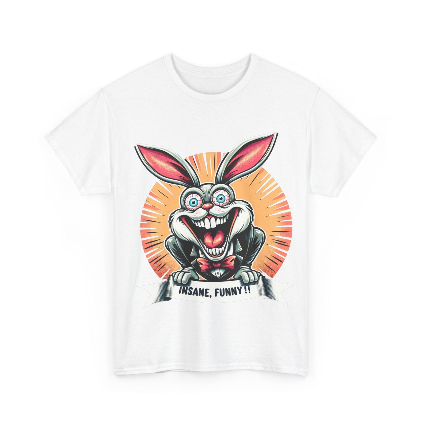 "Insane Funny" Hilarious Bunny Tee – Unleash Creativity & Humor in Your Style!