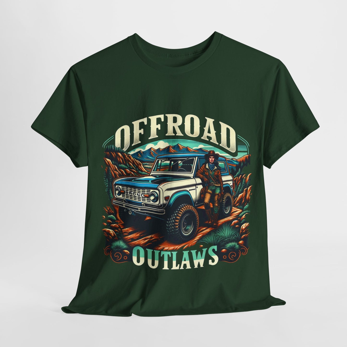 "Off-Road Outlaws" Ford Bronco Tee